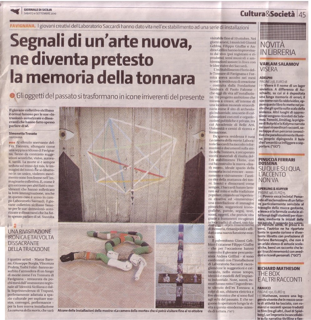 giornale di sicilia settembre 2010